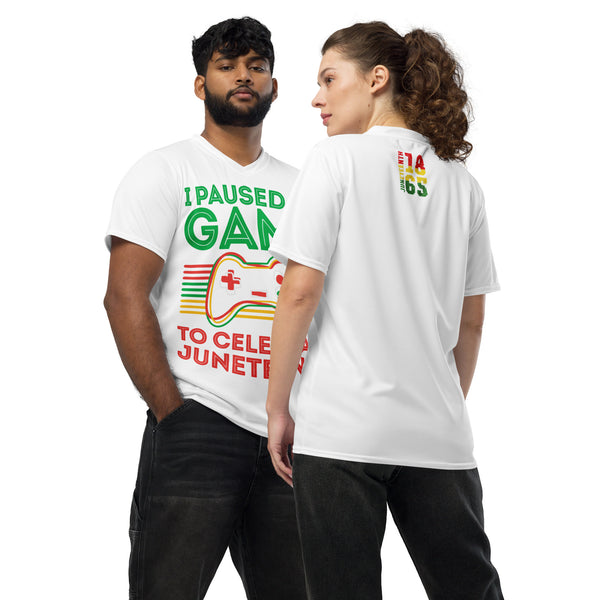 Recycled unisex Juneteenth Game sports jersey