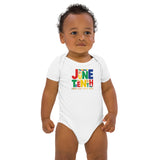 Organic cotton baby bodysuit Juneteenth Free