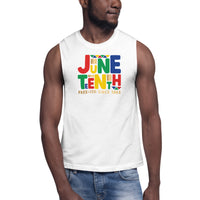 Muscle  Juneteenth Free  Shirt