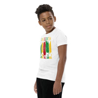 Youth Juneteenth Colors Short Sleeve T-Shirt