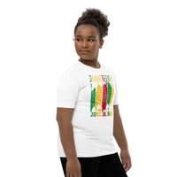 Youth Juneteenth Colors Short Sleeve T-Shirt