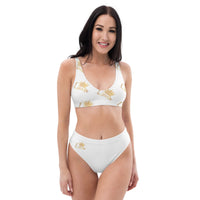 Gold Queen Recycled high-waisted bikini