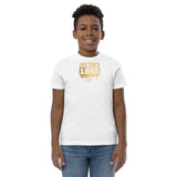 Youth Gold Juneteenth jersey t-shirt